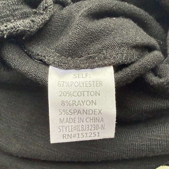 In Loom black short sleeve pant jumpsuit Large - Picture 5 of 8